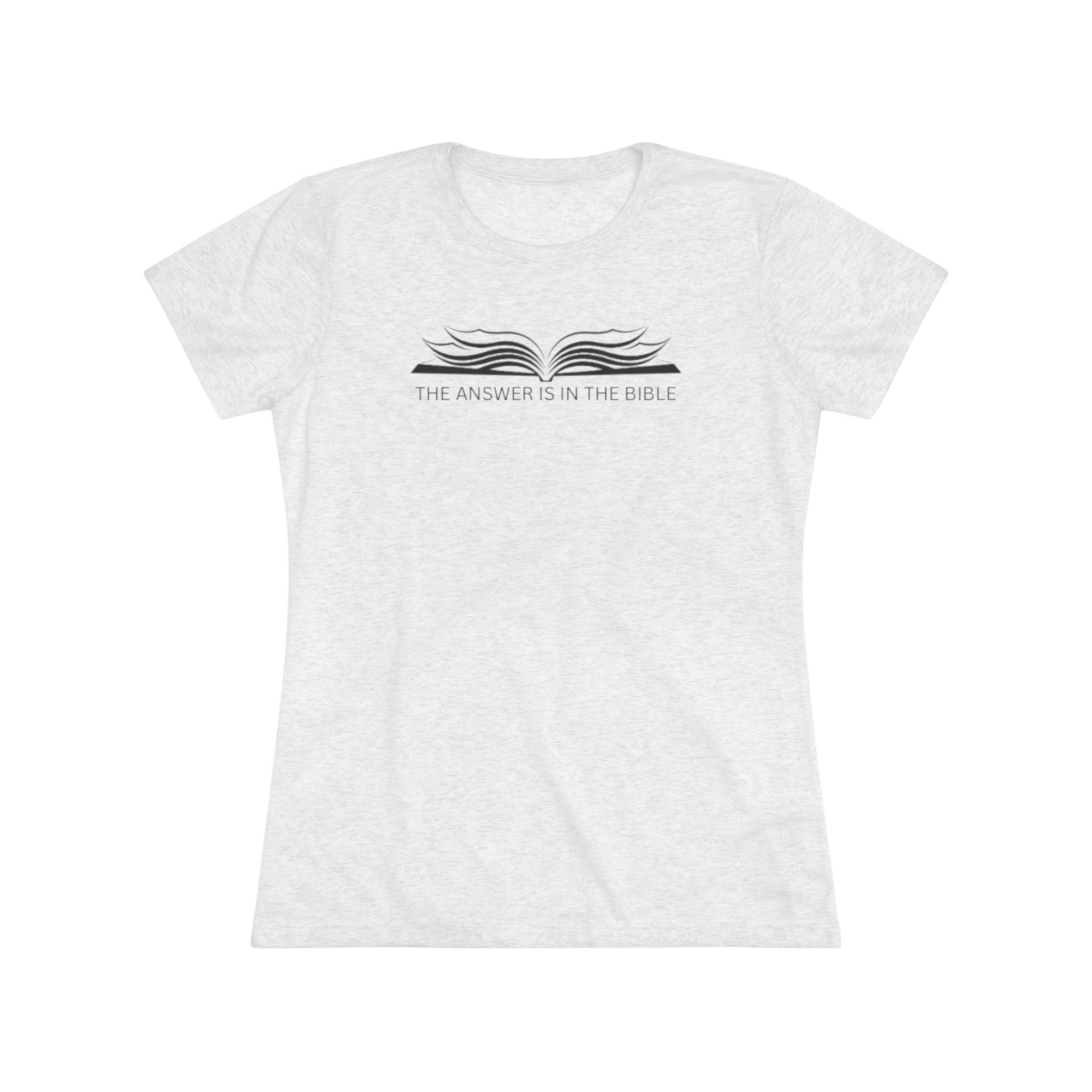 Slim-Fit Women's Triblend Bible Tee