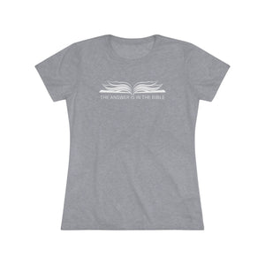 Slim- Fit Women's Triblend Bible Tee