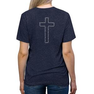 Christian Cross Unisex Triblend Tee