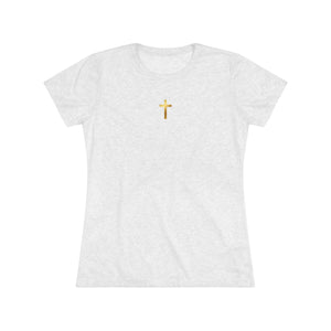 Slim-fit Women's Triblend Tee