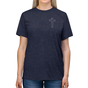 Christian Cross Unisex Triblend Tee