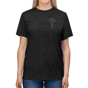 Christian Cross Unisex Triblend Tee